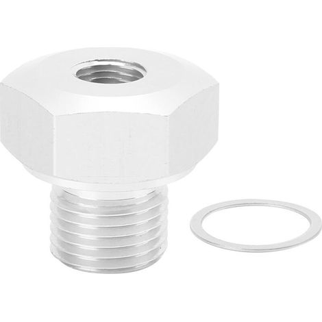 Adaptateur M16 1.5, Capteur de Pression D'huile 1/8 NPT pour Jauge de Remplacement de Moteur GM LS LS1 LSX LS3 Convient à Tous les Moteurs de la Série GM LS (1/4)