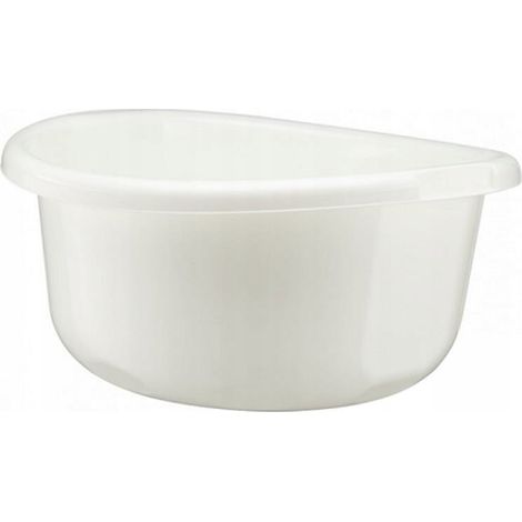 Bol de cocina de plástico SELMA de 15 l color crema, 1 unidad. (1/2)