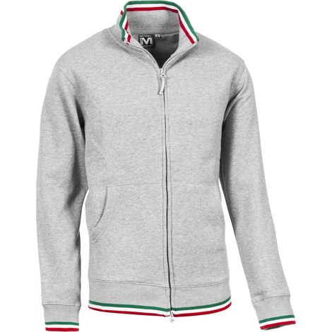 FEL.FULL ZIP JAGGY SPORT GR.MLG SCU