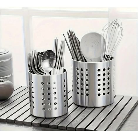 Beyamis Porte-couverts inox - Organisateur cuisine résistant rouille