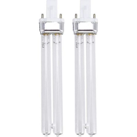 Lot de 2 lampes de désinfection ultraviolette UV de 11 W pour stérilisateur d'aquarium (AGE) (1/3)