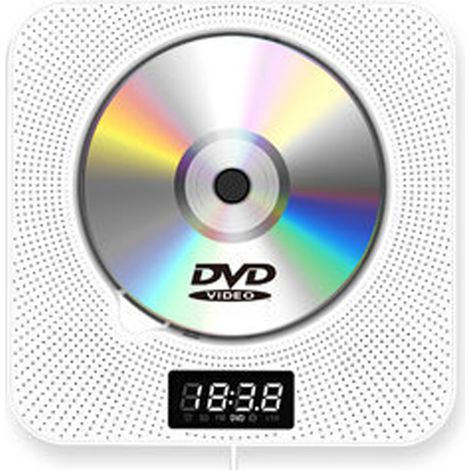 Lecteur DVD - HDMI - Bluetooth 4.2 - USB - Radio FM - Horloge LED - Pour Maison - 1 Pièce