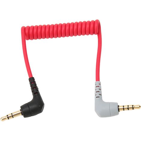 Trs To Trrs Cable 3.5mm Male to Male Right Angle Adapter Cable for Boya For Rode Sc7 for Iphone Smartphone Connect null none (1/5)