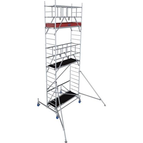 Krause Faltgerüst MONTO ProTec XS Aluminium 6,80 m Baugerüst (1/2)