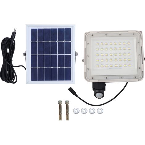 Projecteur solaire LED étanche pour éclairage extérieur, applique murale pour jardin, pelouse et rue-AquaForge