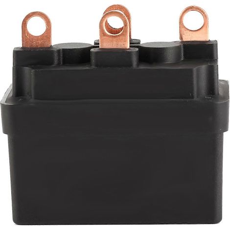 Relais de contacteur de solénoïde de treuil 12 V 120 A en acier universel pour véhicules tout-terrain (VTT, UTV, 4x4) (1/2)