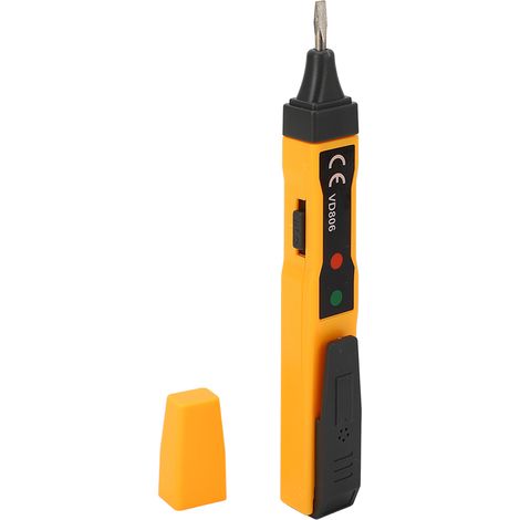 Stylo testeur de tension sans contact, détecteur de circuit alternatif, avec alarme sonore et lumineuse.-AquaForge