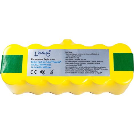 Batterie 581 de qualité Batterie Pack de batteries Aspirateur Pièce détachée Accessoires Batterie 3500 mAh Robot aspirateur de rechange 14,4 V (1/5)