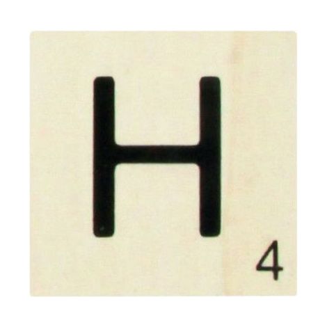 Objet décoratif - CTOP - H - Bois massif - 10 x 10 cm - Marron (1/2)