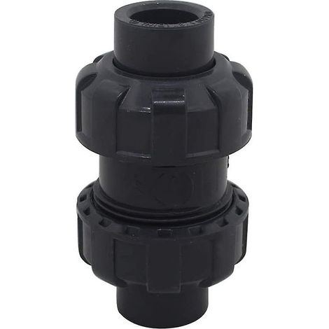 Clapet anti retour a boule 20 25 32 40 50 63mm clapet piscine clapet antiretour anti refoulement pvc vanne soupape anti retour (Diamètre intérieur 32mm) (1/4)