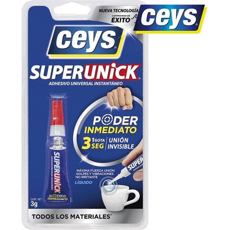 Ceys Ultraunick Immédiate 3g Colle Instantanée Universelle - Ceys