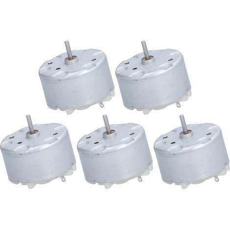 Moteur à courant continu à balais (lot de 5) en micro-alliage, outils électriques pour l'automobile, 2700 tr/min, 3 V, RF-500TB (1/5)
