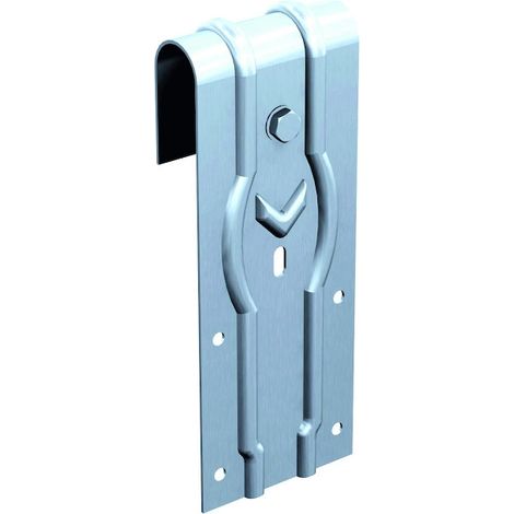 Mantion – Monture pour portail 50 x 10 mm – Charge 100 kg – Galet en fonte pour portes à déplacement droit – Système coulissant ROC2F - PLAT 50 X (1/2)