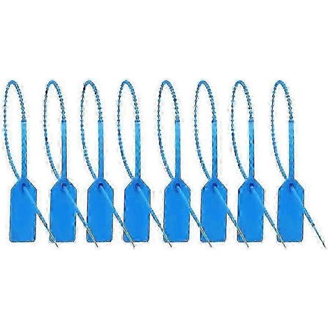 100 manipulationssichere Sicherheitsplomben für Feuerlöscher – Einweg-Kabelbinder mit Selbstverriegelung, 250 mm, Inspektionskontrolle, Betrugsschutzgarantie (1/5)