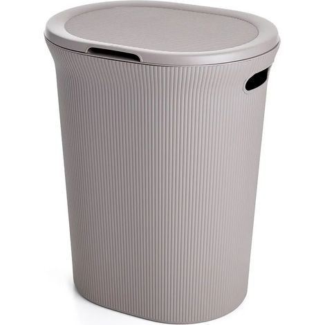 Cesto portabiancheria tortora capacità 40 lt (1/4)