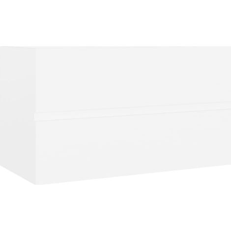 Armoire d'évier Blanc 80x38,5x45 (1/5)