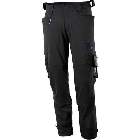 MASCOT Pantalon stretch professionnel - 17079-311 - Noir - 40 - Jambes standards (1/2)