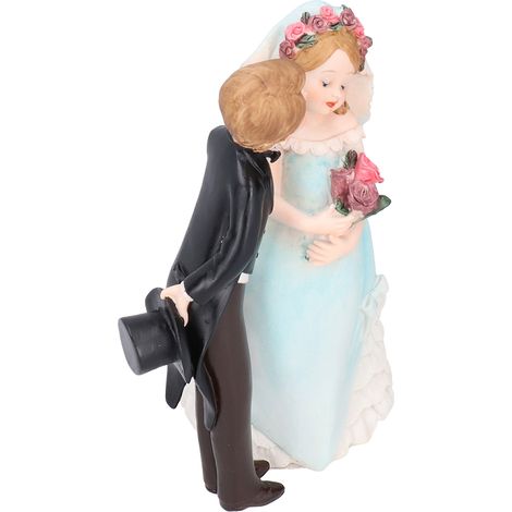 Europäisches Paar-Kunsthandwerksfigur aus Kunstharz, Tischdekoration, Heimdekoration, Hochzeitsgeschenk 26306A-5 (1/5)
