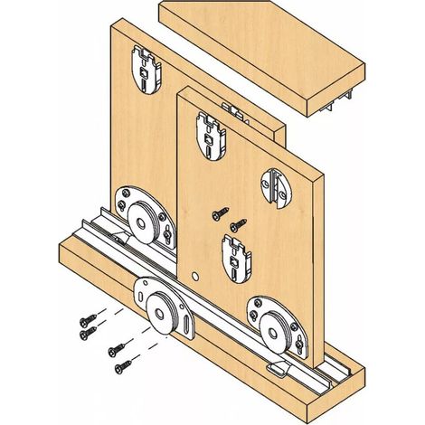 RAIL 320 ALU 2M00 P/25/40 ET 55KG