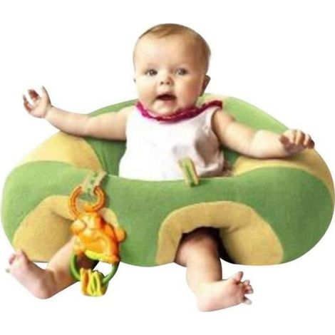 Canapé Bébé - - Peluche - Jaune - 43x20 CM - 3-16 mois (1/2)
