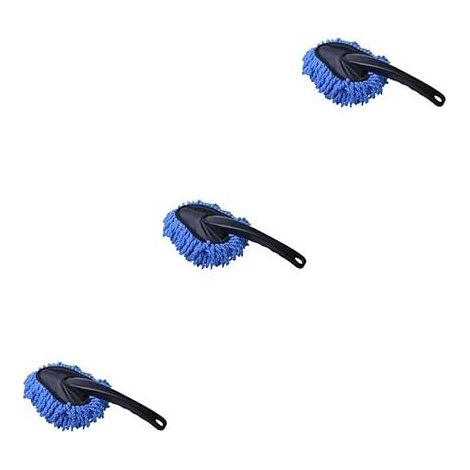 Ensemble de 3 pièces de fournitures de nettoyage de voiture, plumeau de nettoyage de voiture, plumeau de tableau de bord de voiture, brosse de voiture, plumeau de voiture (1/3)