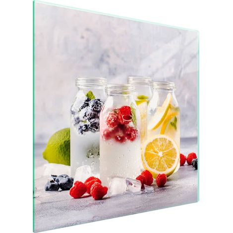 Piastra protettiva in vetro per piano cottura 50x52 Frutta (1/5)