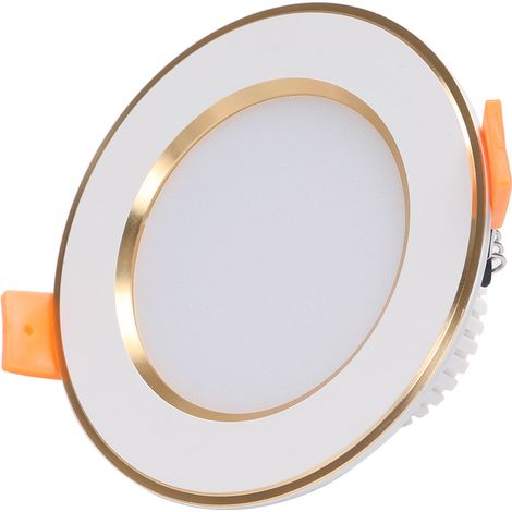 Plafonnier LED 32W, Lampe de plafond moderne, Éclairage de plafonnier pour couloir, chambre, salle d'eau, cuisine, séjour, Lumière blanche froide, Diamètre 28cm (1/5)