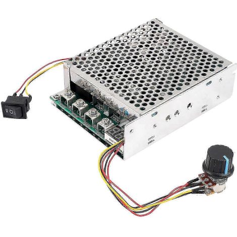 Contrôleur de vitesse pour moteur CC 10-55 V 100 A 3000 W avec commande PWM réversible (marche avant et arrière) (1/5)