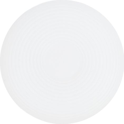 Plafonnier LED encastré rond lampe de plafond blanc crémeux forme striée pour salon salle à manger chambre 35cm