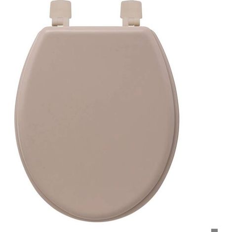 Abattant WC en bois laqué COLORAMA - 5five Simply Smart - Taupe (1/5)