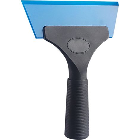 Grattoir antidérapant avec manche pour le nettoyage des vitres, prise en main ergonomique, lame flexible, grattoir multifonctionnel anti-rayures, grattoir de douche, grattoir de voiture, durable