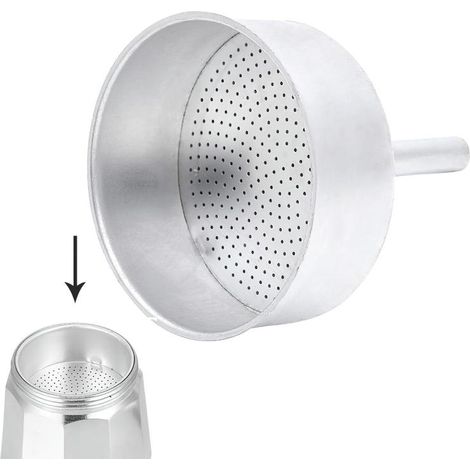 Embudo Cafetera Aluminio Classic / Inducción 12 Tazas (1/2)