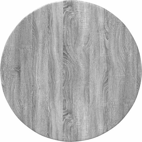 Maison Exclusive - Piano del tavolo Grigio sonoma Ø 60 x 1,5 cm Legno multistrato (1/5)
