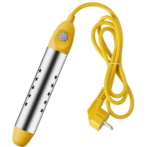 Thermoplongeur - Chauffe-Eau Immersible 2500 W - Pour Piscines Gonflables Baignoires Seaux Plastiques - Arrêt Automatique à 75 ℃ - Acier Inoxydable - 1 Pièce (1/5)