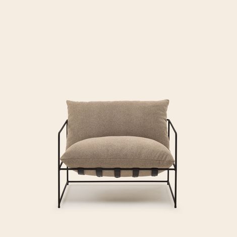 Fauteuil en Structure métal et tissé Glory ALCENO (1/4)