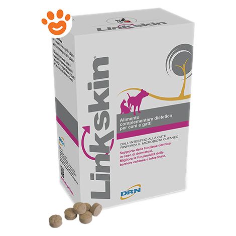 DRN Dog & Cat Linkskin Compresse  - DRN Dog & Cat Linkskin Compresse - Confezione da 32 Compresse