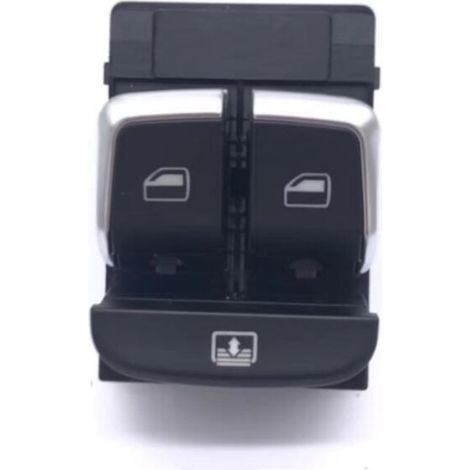 Convient pour Audi A6L C7 4G0 959 851B Interrupteur de régulateur de fenêtre pour stores pare-soleil à enrouleur (modèles 12-19). (1/4)