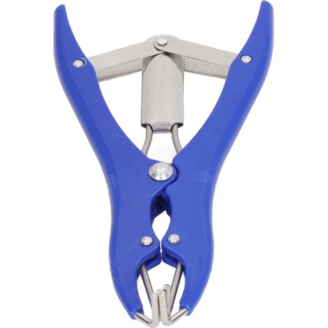 Pince à castration plastique 1 pièce + 100 anneaux élastiques rouges pour castration vétérinaire, kit complet (1/5)