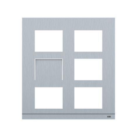 Platine 2/3 audio/vidéo aluminium 2TMA200160A0009 ABB 41386CF-A (1/3)