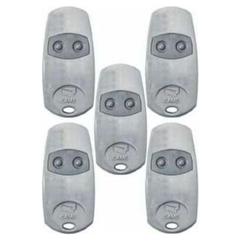 Pack de 5 télécommandes TOP-432EE slimline, radio 433 Mhz à 2 canaux compatible portail CAME (1/4)