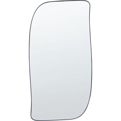 Wandspiegel MONTCLUS 37 cm 70 cm Metall Schwarz