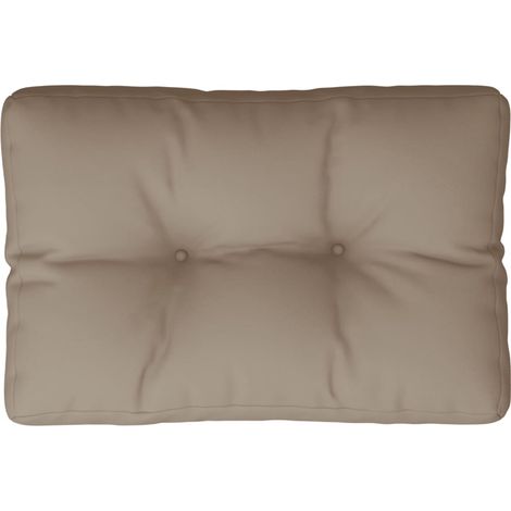 Maison Exclusive - Cuscino per Pallet Tortora 50x40x12 cm in Tessuto