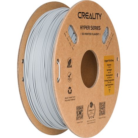 CREALITY Filamento 3D Hyper PLA, Grigio, 1 kg (1/4)