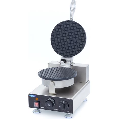Gaufrier professionnel - Cornet de glace - Thermostat réglable - Maxima