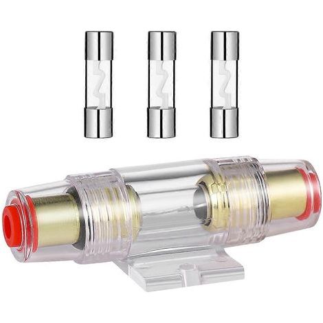 VORCOOL 4/8 AWG AGU Inline-Sicherungshalter mit 5 x 60A Sicherungen (1/3)
