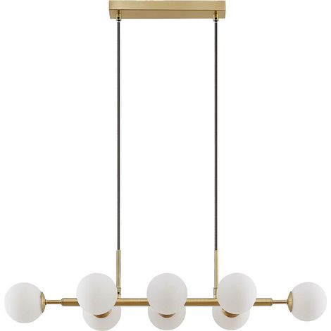 [GEBRAUCHT] B-Ware Lindby Kiamo Hängeleuchte Pendelleuchte Deckenlampe Leuchte Glasschirme opal838 (1/2)