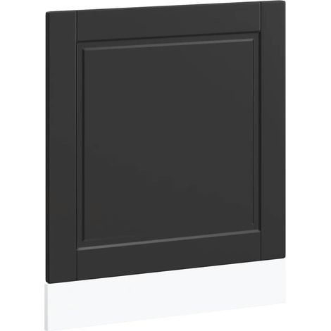 Maison Exclusive - Pannello Lavastoviglie Porto Nero 60x1,5x57 cm in Truciolato