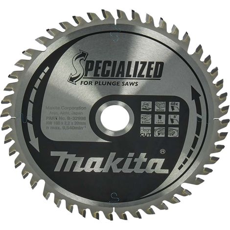 Makita - Sägeblatt Holz, 160x20 mm, 48 Zähne B-32998