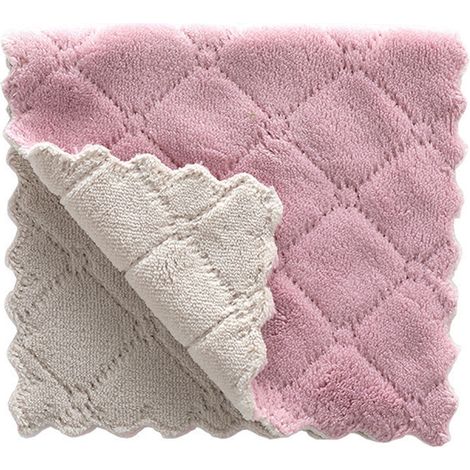 Chiffon De Cuisine - Chiffon Absorbant En Tissu Coton - Pour Nettoyage Cuisine Salle De Bain Voiture - 1 Pièce (1/5)