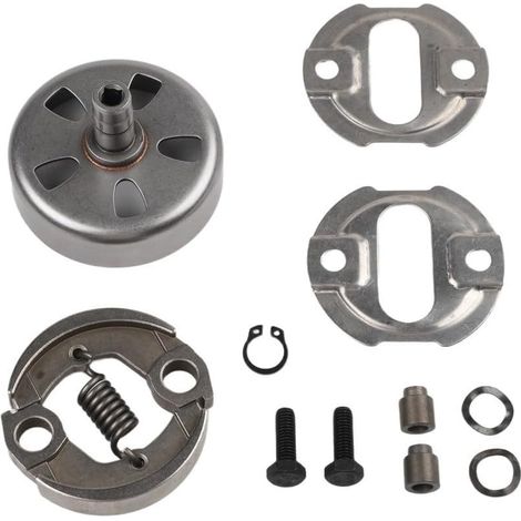 Kit d'embrayage 4149-160-2000 pour FS91 FS94 FS111 FS131 – Assemblage de débroussailleuse avec composants de volant moteur – Pièces de rechange pour outils de jardin (1/5)